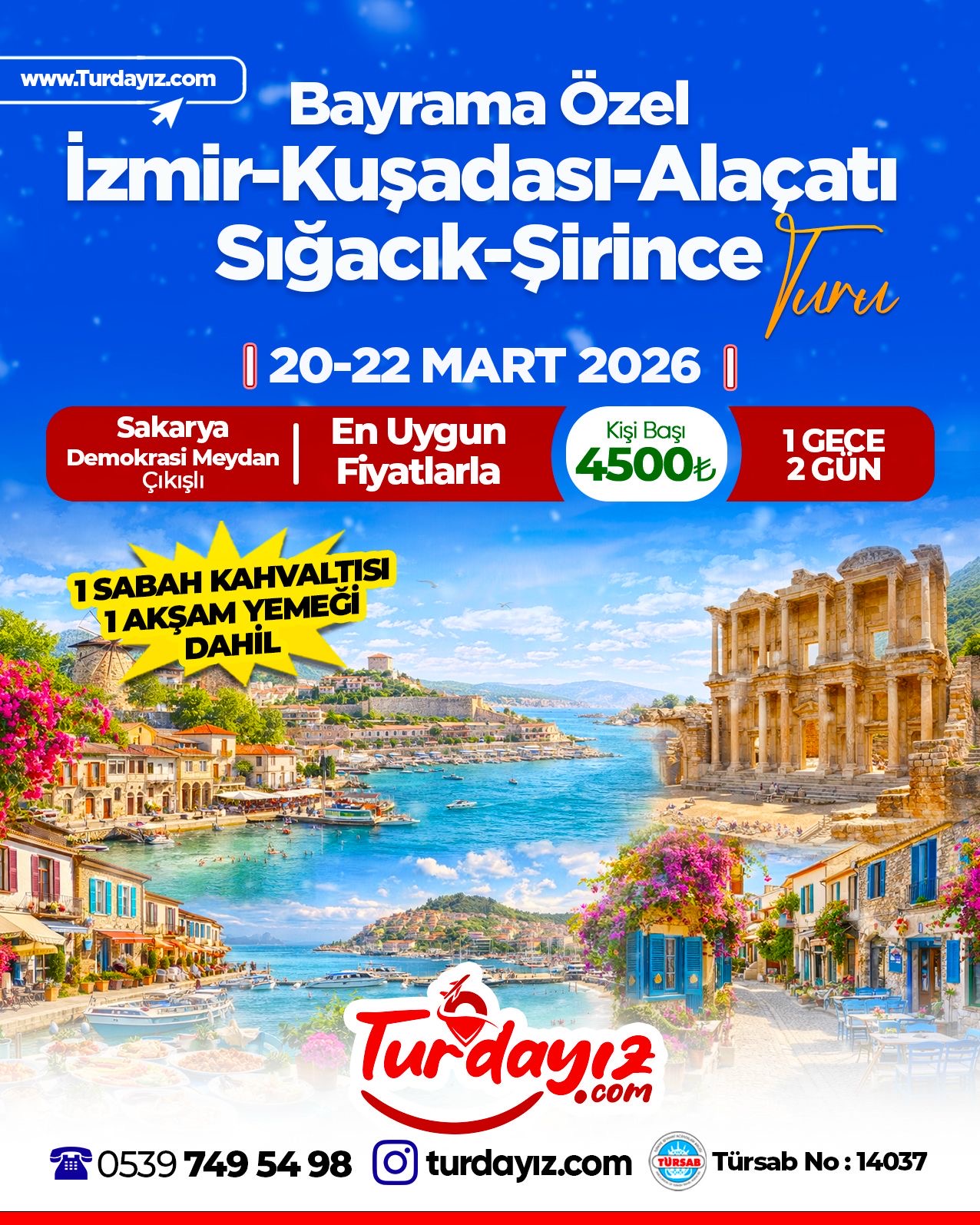 İZMİR ,KUŞADASI, ALACATI, ŞİRİNCE, SIĞACIK TURU