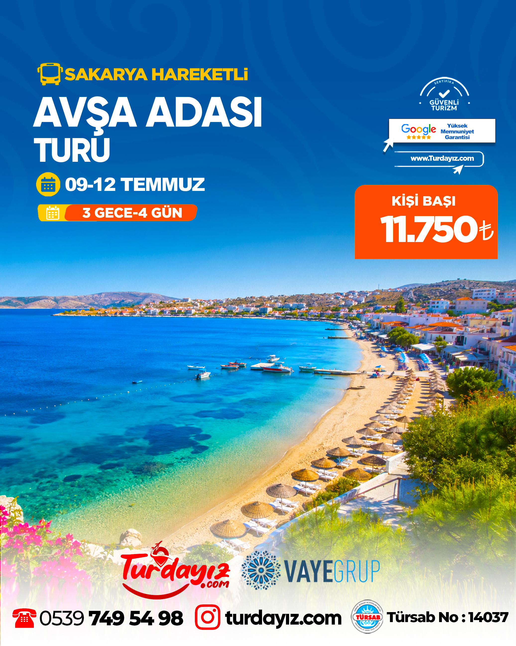 AVŞA ADASI TURU