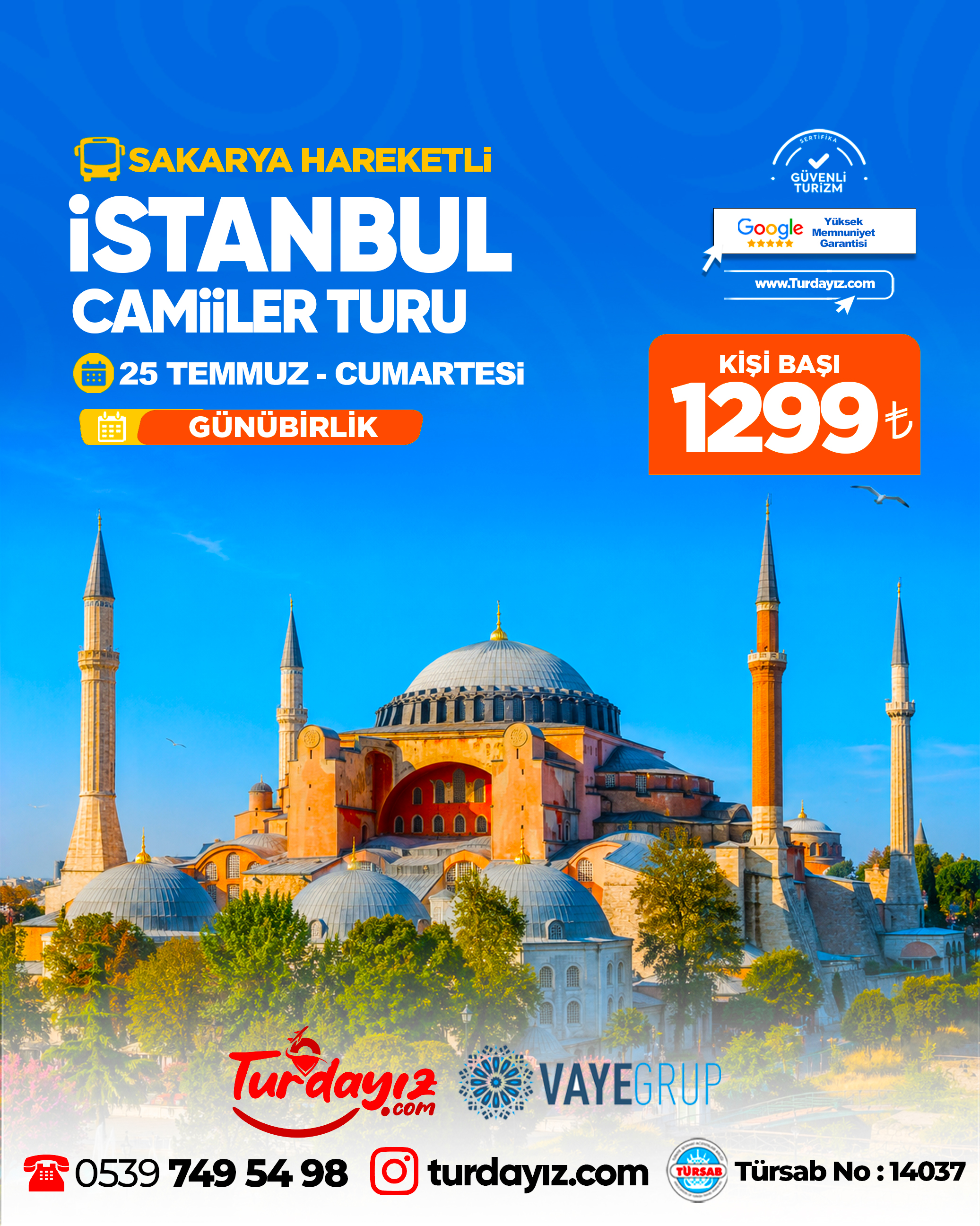 İSTANBUL CAMİİLER TURU