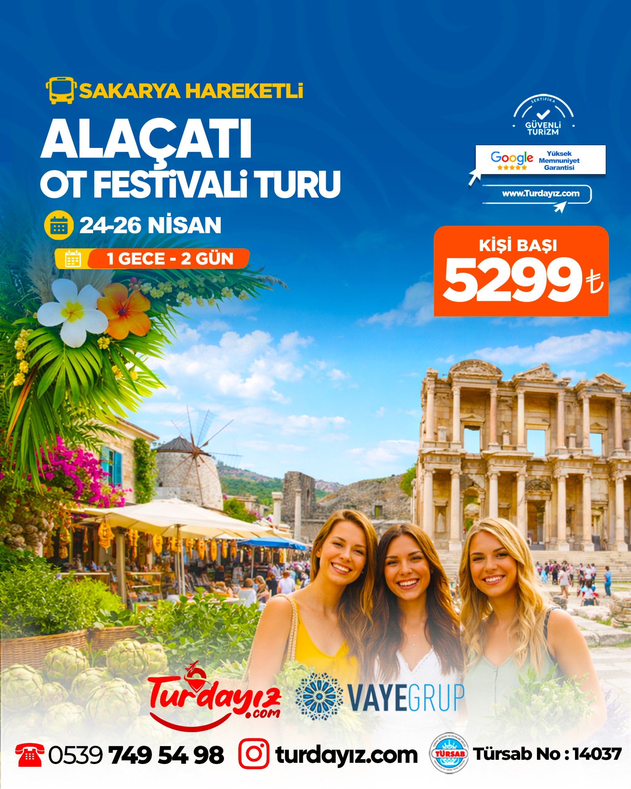 ALAÇATI OT FESTİVALİ TURU