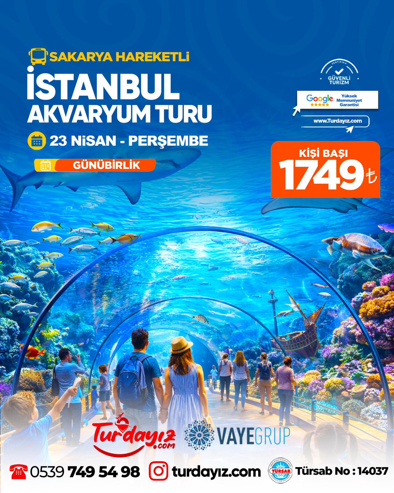 İSTANBUL AKVARYUM TURU