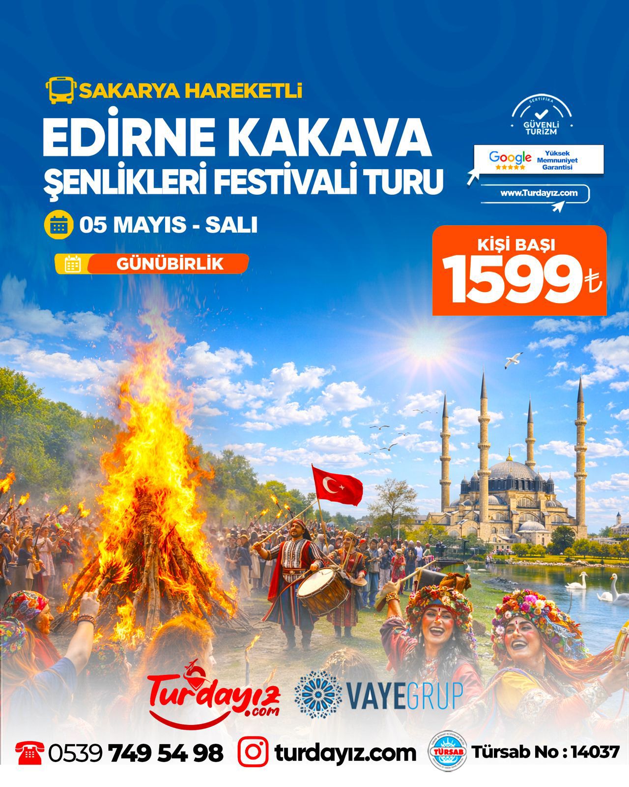 EDİRNE KAKAVA ŞENLİKLERİ FESTİVALİ TURU