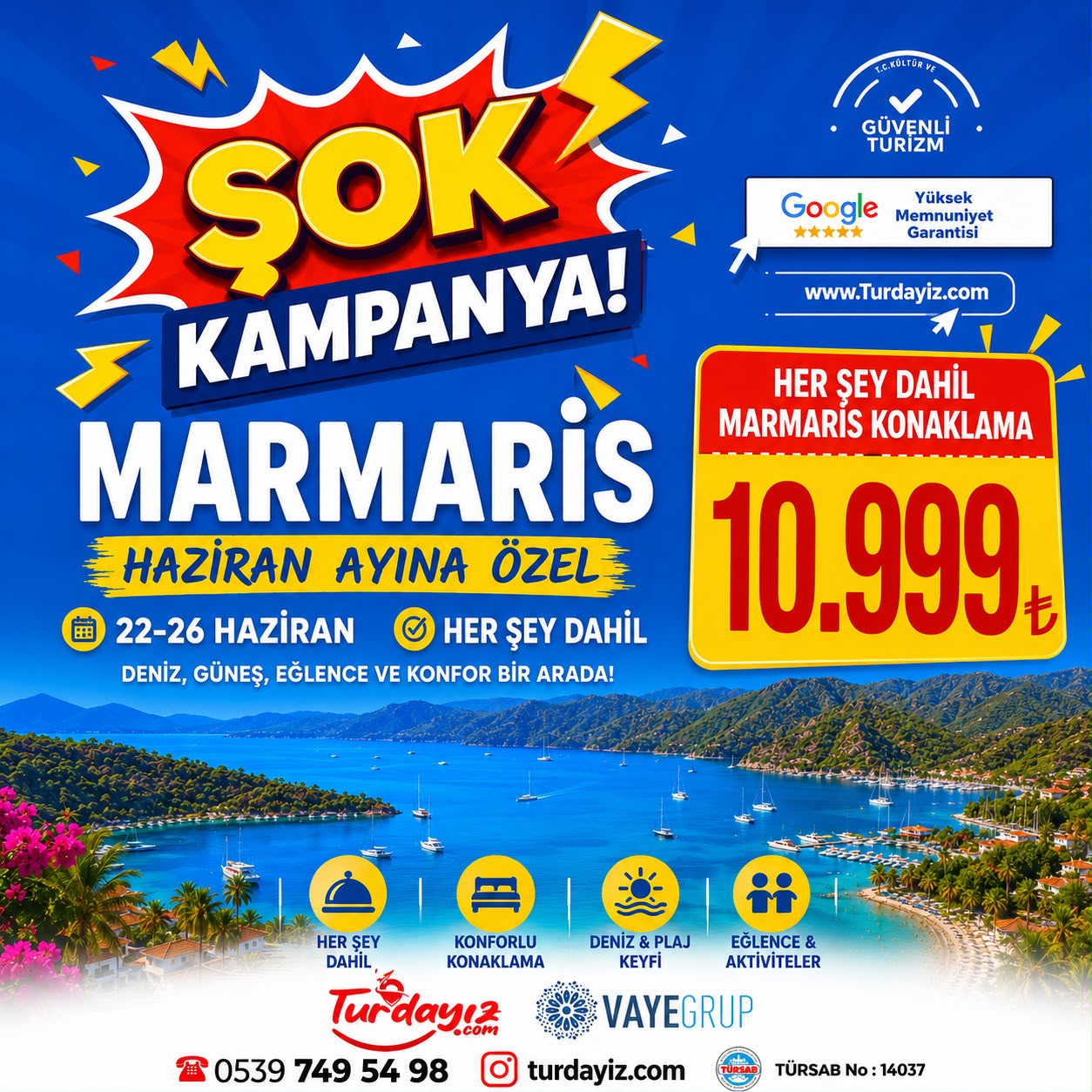 MARMARİS TATİL TURU