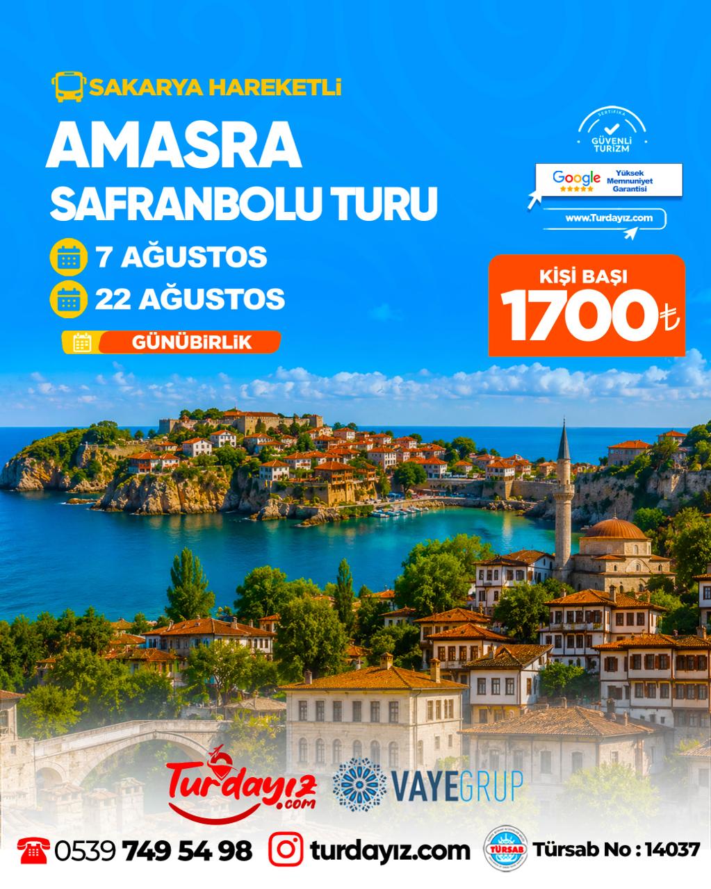 AMASRA & SAFRANBOLU TURU 