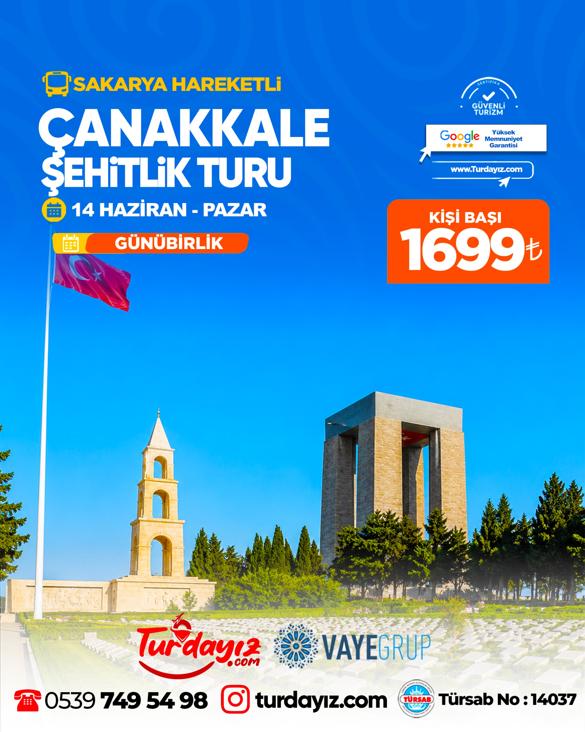 ÇANAKKALE ŞEHİTLİK TURU
