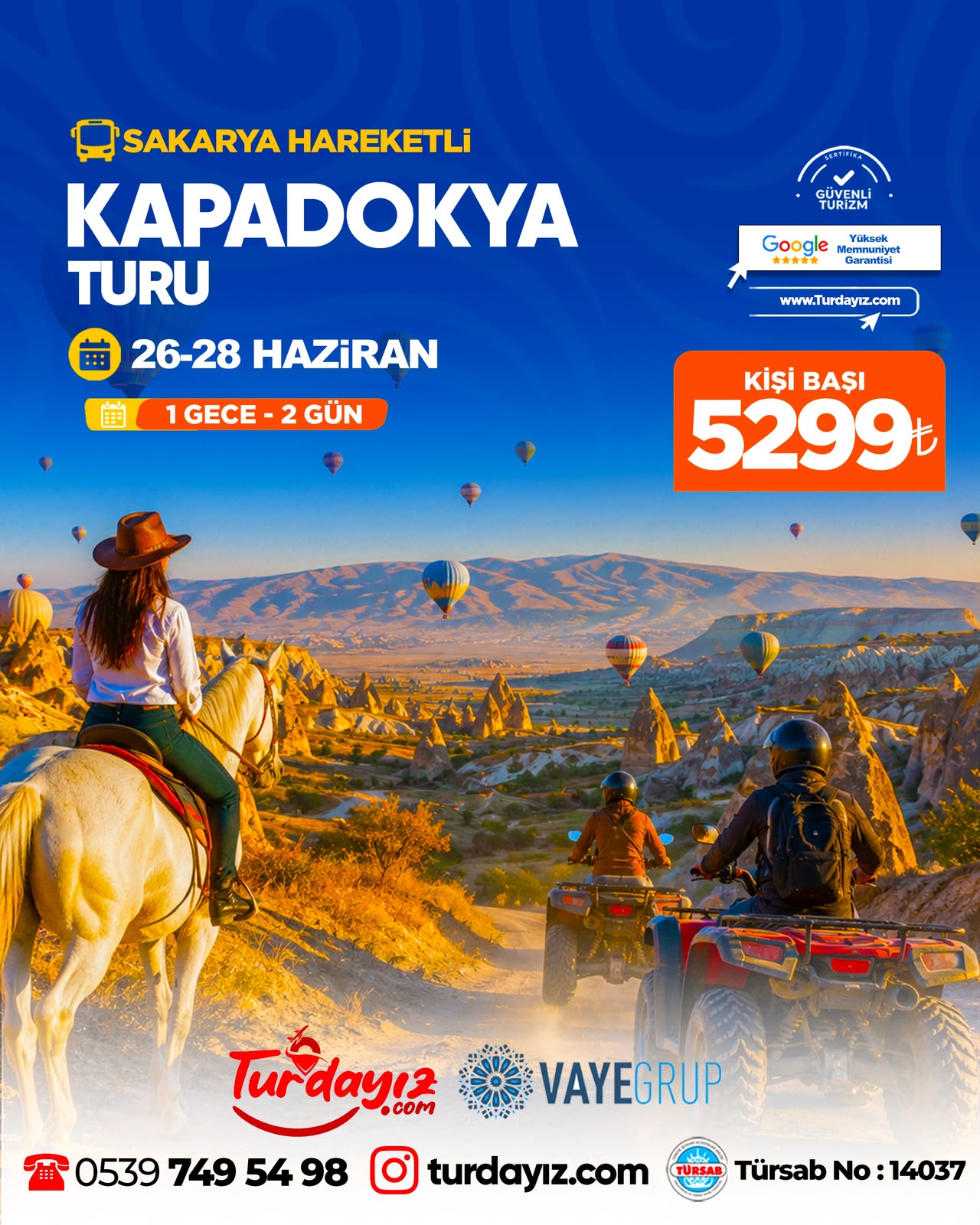 KAPADOKYA TURU